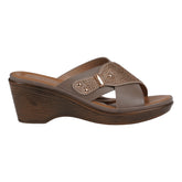 Women's Ash Taupe Wedge Sandals